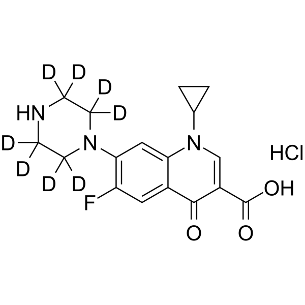 Ciprofloxacin-d8 hydrochloride (Bay-09867-d8 (hydrochloride)) 1216659-54-9